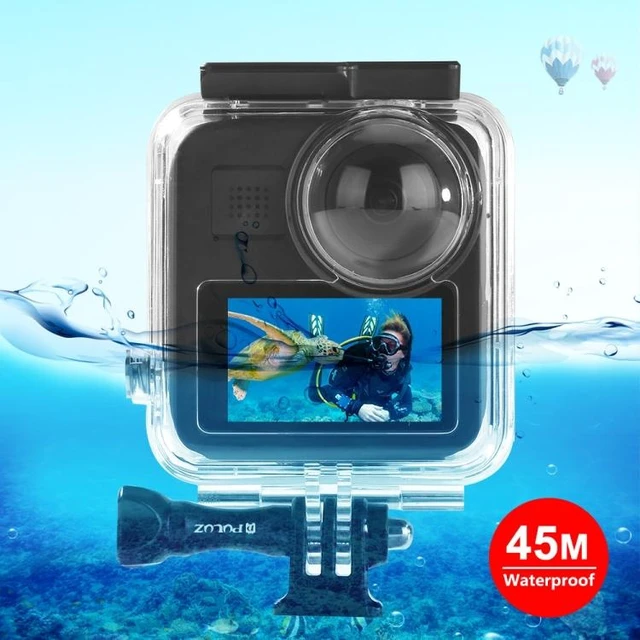 Alt view image 8 of 14 - PULUZ 45m Underwater Waterproof Housing Diving Case for GoPro MAX, with Buckle Basic Mount & Screw