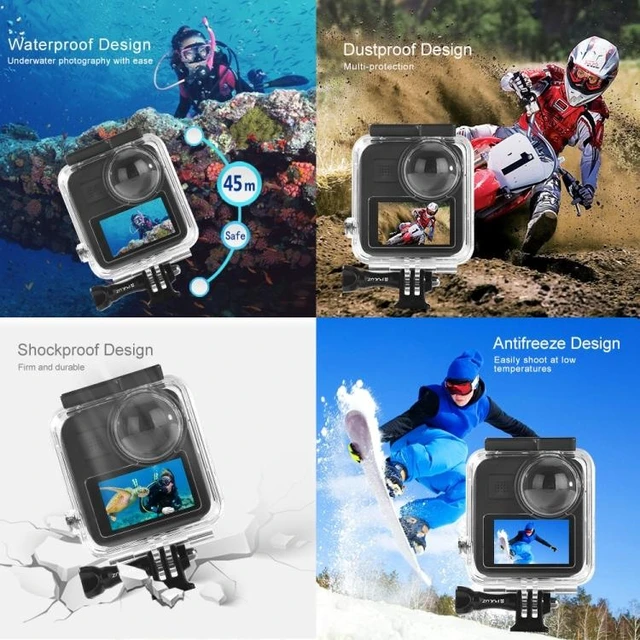 Alt view image 14 of 14 - PULUZ 45m Underwater Waterproof Housing Diving Case for GoPro MAX, with Buckle Basic Mount & Screw