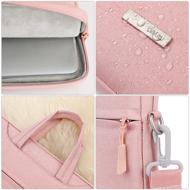 Alt view image 13 of 14 - Handbag Laptop Bag Inner Bag with Shoulder Strap, Size:15.6 inch 15.6 inch (Pink)