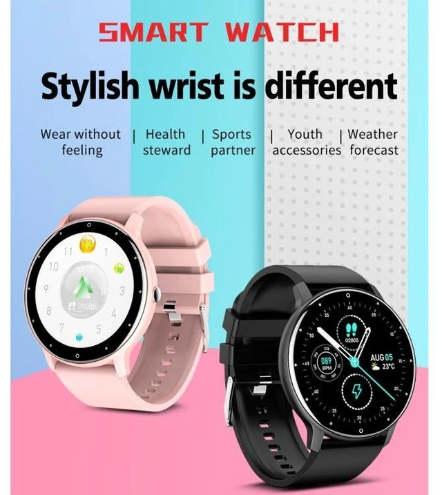Alt view image 10 of 14 - ZL02 1.28 inch Touch Screen IP67 Waterproof Smart Watch, Support Blood Pressure Monitoring / Sleep Monitoring / Heart Rate Monitoring (Black)