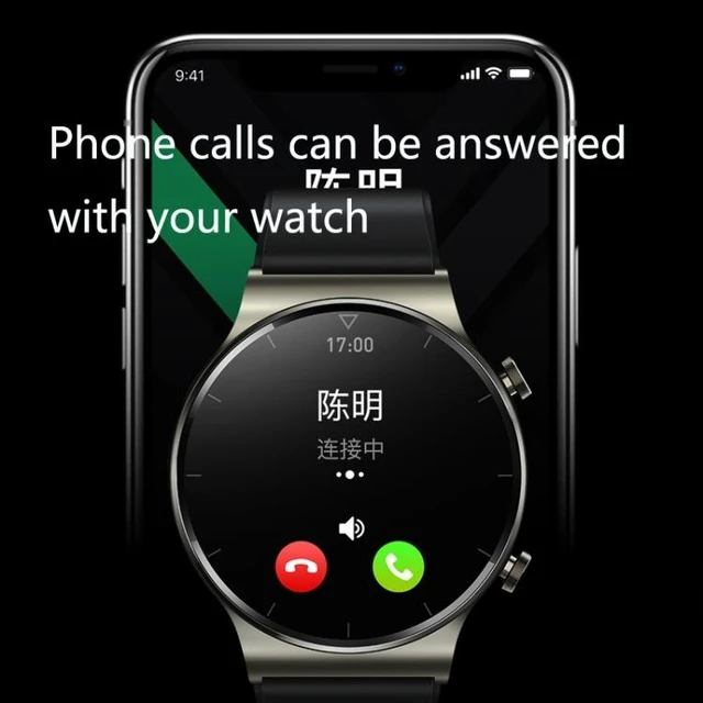 Alt view image 12 of 13 - UM91 TWS Bluetooth Headset Smart Watch MP3 Music Sports Business Bluetooth Call Watch (Black)