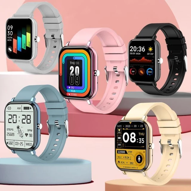 Alt view image 9 of 14 - H10 1.69 inch Screen Bluetooth Call Smart Watch, Support Heart Rate/Blood Pressure/Sleep Monitoring, Color: Black Net+Silicone Black Net+Silicone