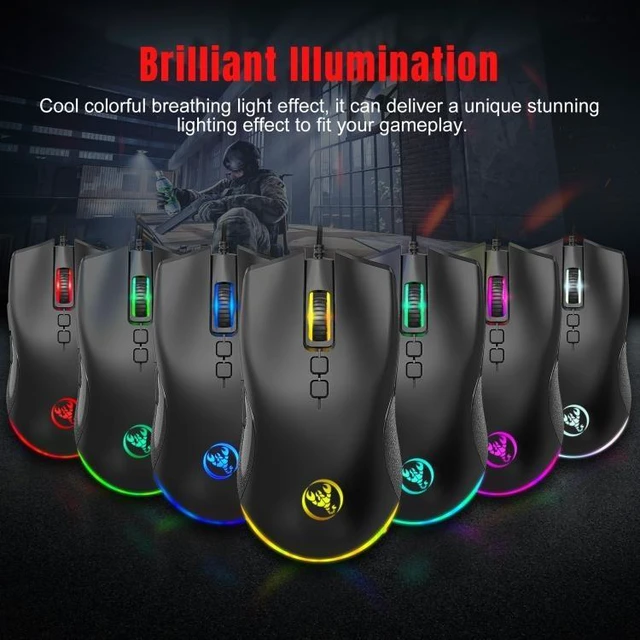 Alt view image 14 of 14 - HXSJ P8+V100+A883 Keyboard Mouse Converter + One-handed Keyboard + Programming Gaming Mouse Set P8+V100+A883