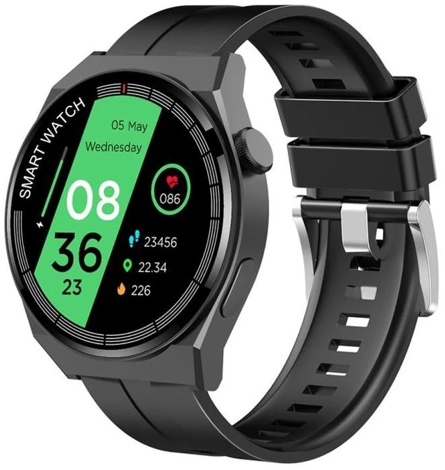 Alt view image 8 of 14 - GT3 Smart Bracelet, 1.5 inch Smart Watch, Bluetooth Call / Heart Rate / Blood Pressure / Blood Oxygen (Black)