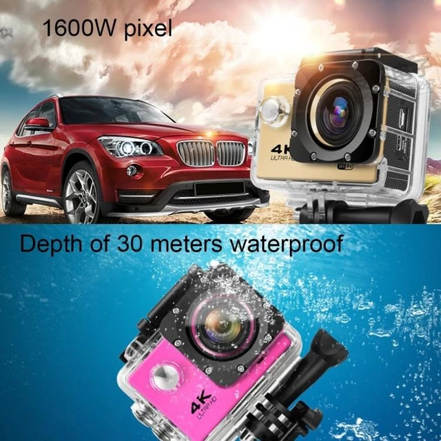 Alt view image 12 of 14 - F60 2.0 inch Screen 170 Degrees Wide Angle WiFi Sport Action Camera Camcorder with Waterproof Housing Case, Support 64GB Micro SD Card (Black)