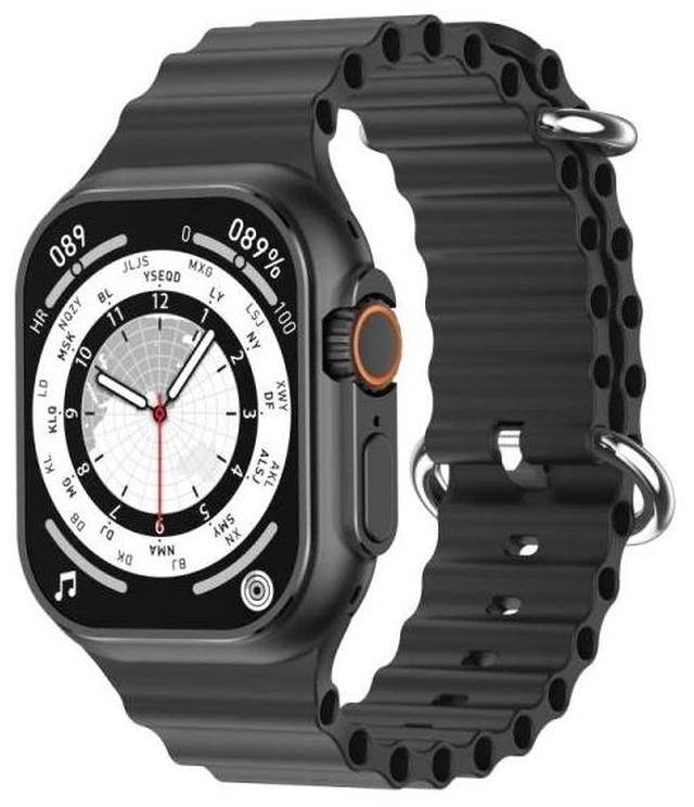 Alt view image 8 of 14 - W800 Ultra 2.02 inch Color Screen Smart Watch,Support Heart Rate Monitoring / Blood Pressure Monitoring (Black)