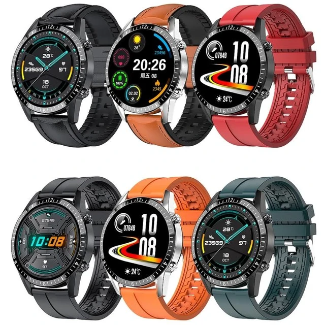 Alt view image 9 of 14 - I9 1.5 Inch Heart Rate/Blood Pressure/Blood Oxygen Monitoring Watch, Color: Black Steel Black Steel