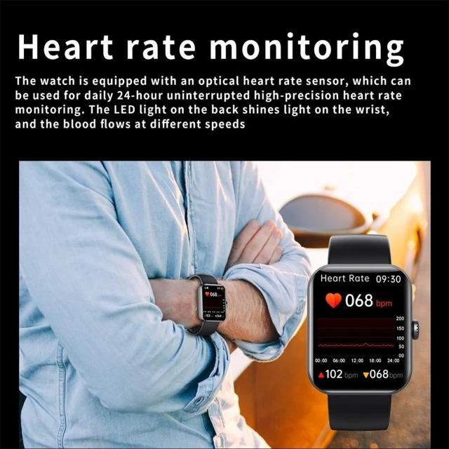 Alt view image 12 of 14 - F57L 1.91 inch Color Screen Smart Watch,Support Heart Rate Monitoring / Blood Pressure Monitoring (Pink)