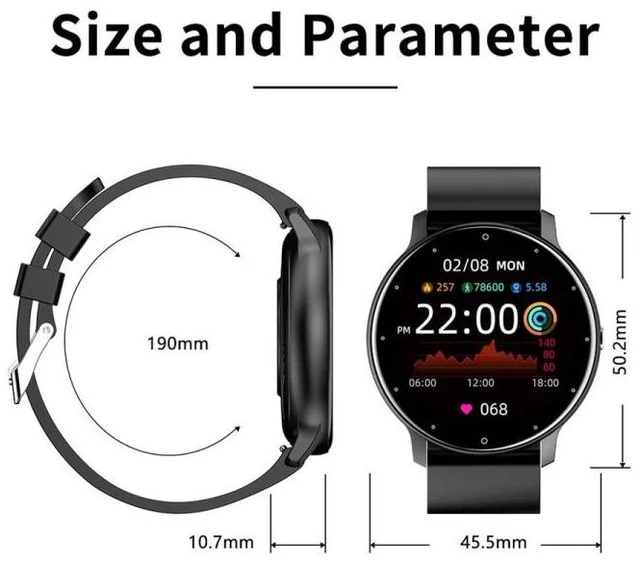 Alt view image 10 of 14 - BW0223 Heart Rate/Blood Oxygen/Blood Pressure Monitoring Bluetooth Smart Calling Watch, Color: Silicone Black Silicone Black