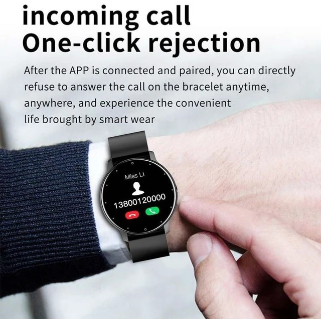 Alt view image 14 of 14 - BW0223 Heart Rate/Blood Oxygen/Blood Pressure Monitoring Bluetooth Smart Calling Watch, Color: Silicone Black Silicone Black