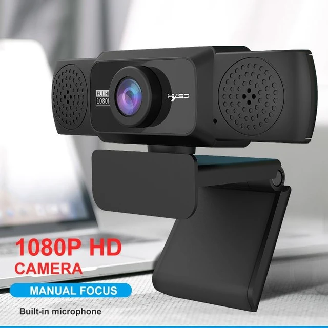 Alt view image 10 of 14 - HXSJ S5 1080P Adjustable HD Video Webcam PC Camera with Microphone(Black)