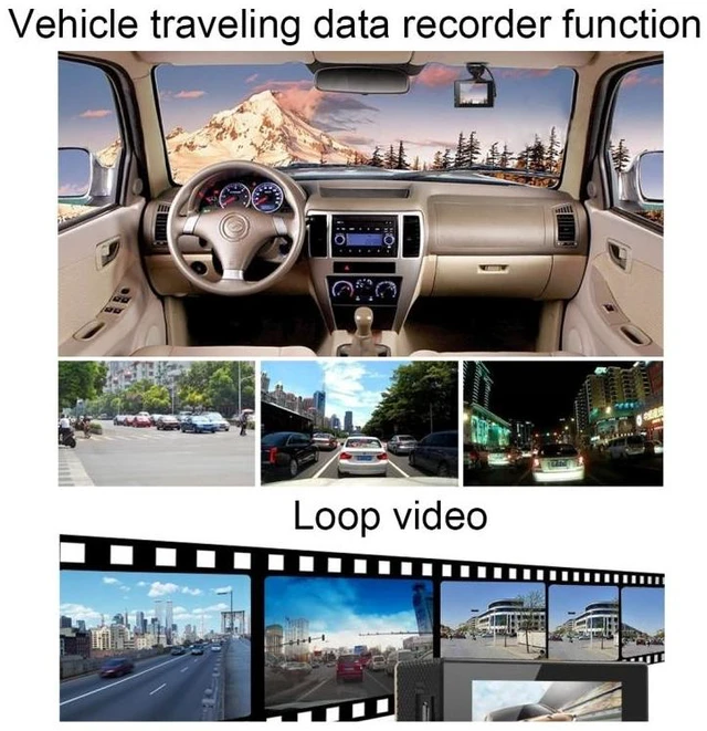 Alt view image 14 of 14 - F60 2.0 inch Screen 170 Degrees Wide Angle WiFi Sport Action Camera Camcorder with Waterproof Housing Case, Support 64GB Micro SD Card (Gold)