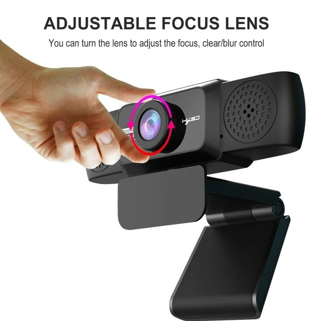 Alt view image 11 of 14 - HXSJ S5 1080P Adjustable HD Video Webcam PC Camera with Microphone(Black)