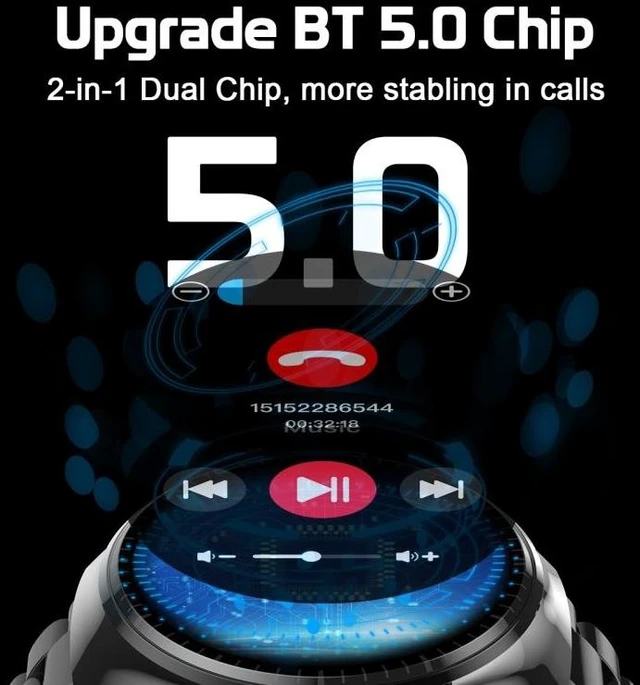 Alt view image 12 of 14 - LEMFO LF38 1.6 inch IPS Screen Silicone Strap Smart Watch Supports Blood Oxygen Monitoring (Silver)