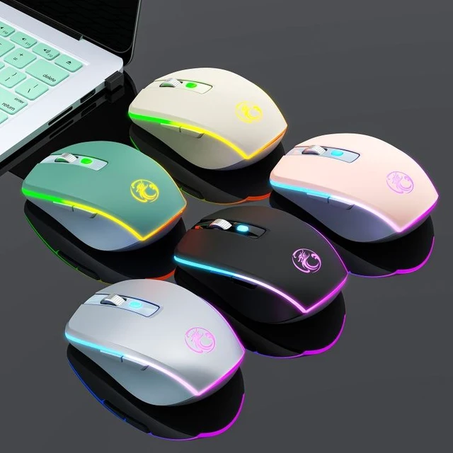 Alt view image 13 of 14 - iMICE G903 Bluetooth Dual Mode 6-key Silent Wireless Gaming Mouse(Silver)