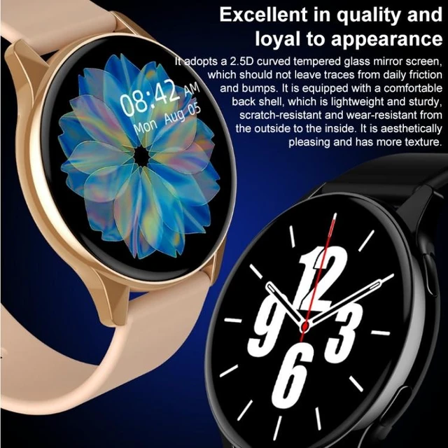 Alt view image 11 of 14 - Lokmat T2 Pro 1.28 inch IPS Touch Screen Waterproof Smart Watch, Support Heart Rate / Blood Pressure Monitor (Silver Grey)