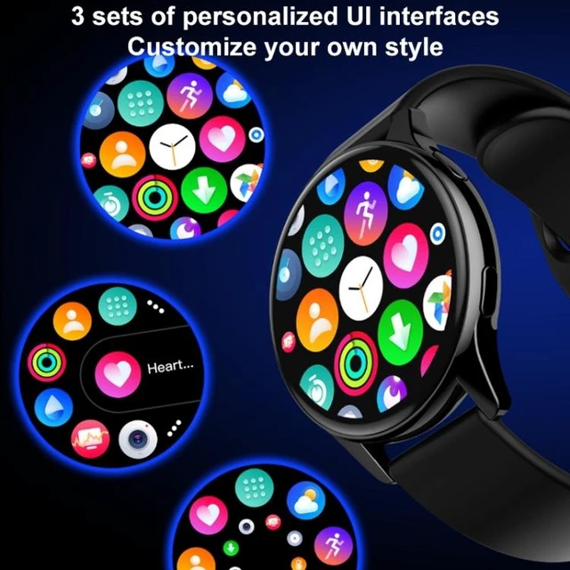 Alt view image 14 of 14 - Lokmat T2 Pro 1.28 inch IPS Touch Screen Waterproof Smart Watch, Support Heart Rate / Blood Pressure Monitor (Silver Grey)