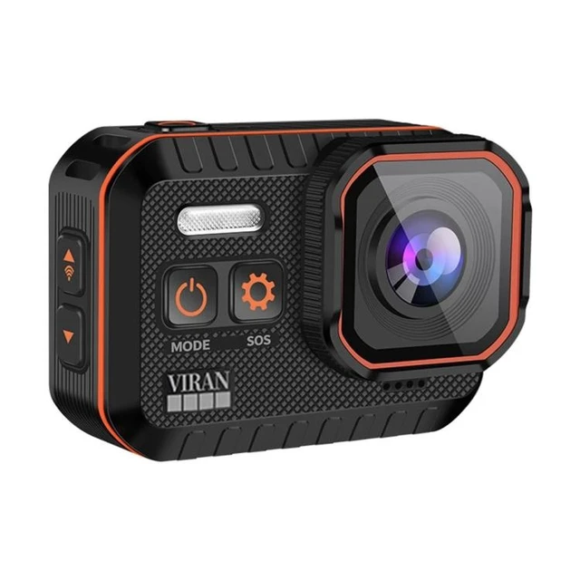 Alt view image 8 of 14 - SC002-12 4K Outdoor Sports Camera WiFi Diving Waterproof Mini Camera Black (Black)