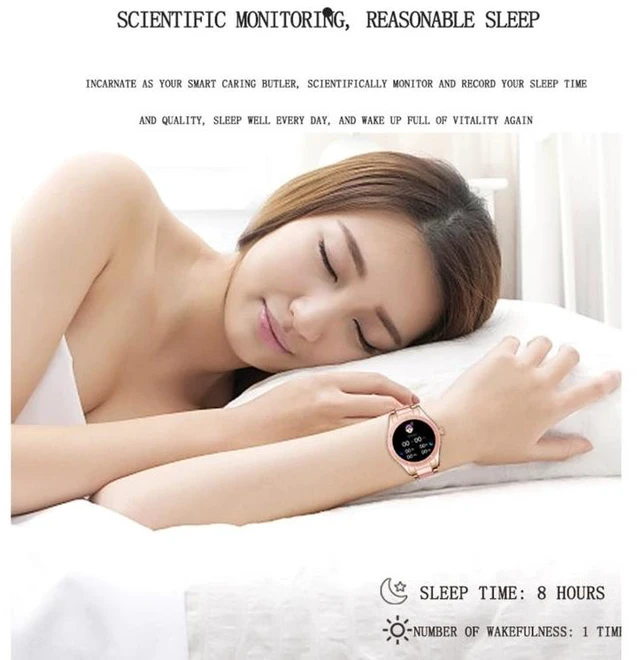 Alt view image 14 of 14 - Z73 1.09 inch Touch Screen Smart Bracelet, Support Sleep Monitoring / Heart Rate Monitoring / Voice Control / Women Menstrual Cycle Reminder (Pink)