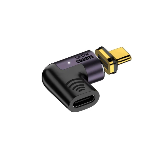Alt view image 7 of 10 - 140W USB4.0 Magnetic Adapter USB C To Type C 40Gbps Fast Charging Magnet Converter Cable Connector 8K@60Hz USB Type C Adapter(3)