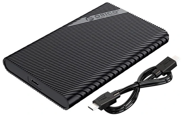 Alt view image 7 of 12 - 2.5 inch SATA to USB 3.1 Gen 1 Type C 5Gbps External HDD SSD Enclosure for 7mm 9.5mm 2.5 inch HDD SSD Smart Sleep(USB C to USB A)