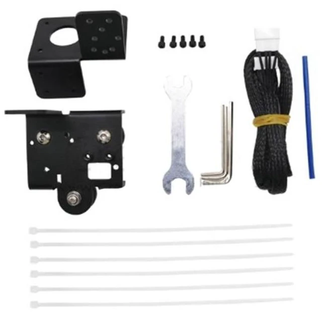 Alt view image 7 of 12 - 3D Printer Extruder Back Support Plate with Pulley for Ender 3 Metal Backplane(Backboard with caste)