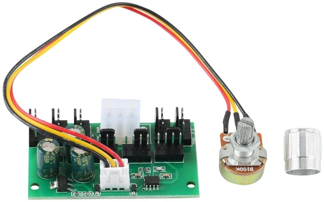 Alt view image 7 of 12 - 1Pcs Computer Case Miner Fan Speed Controller 8-Channel Fan Hub PWM High-Power Violent Fan Controller DC12V