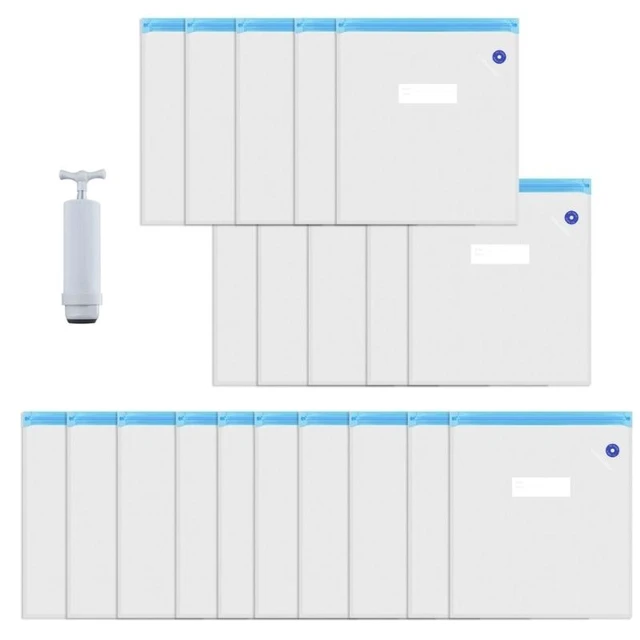 Alt view image 7 of 12 - 3D Printer Consumables Vacuum Sealing Bags Vacuum Pump PLA TPU Material ABS Wire Compression Storage Bag Set(20)