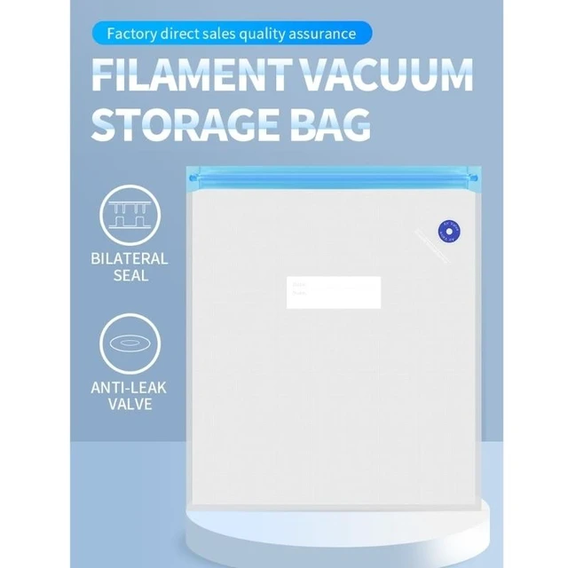 Alt view image 11 of 12 - 3D Printer Consumables Vacuum Sealing Bags Vacuum Pump PLA TPU Material ABS Wire Compression Storage Bag Set(20)