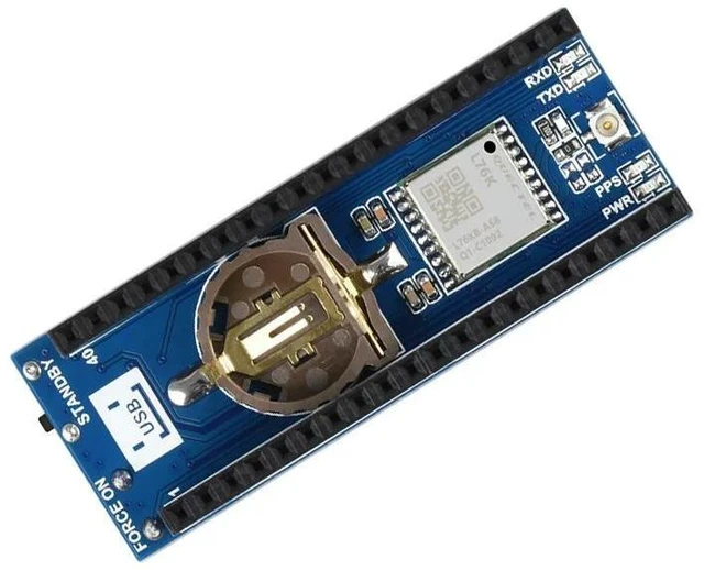 Alt view image 9 of 12 - Pi Pico GNSS expansion board L76K GPS Beidou (BDS) GLONASS QZSS A-GNSS Pico-GPS-L76K For RP2040/RP2350