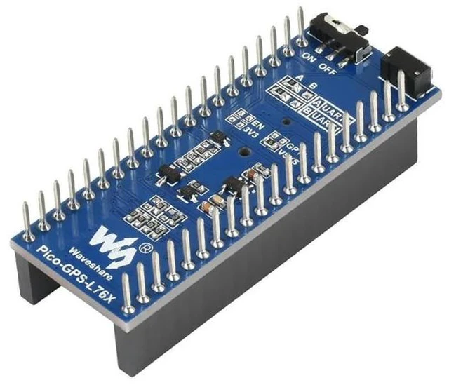 Alt view image 11 of 12 - Pi Pico GNSS expansion board L76K GPS Beidou (BDS) GLONASS QZSS A-GNSS Pico-GPS-L76K For RP2040/RP2350