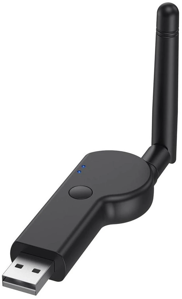 Alt view image 3 of 4 - USB Bluetooth-compatible 5.2 Adapter Dongle Antenna Long Range Wireless Audio Receiver Transmitter 3.5mm for PC Laptop Speaker