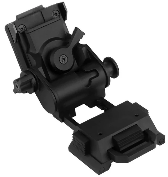 Alt view image 4 of 6 - L4G24 NVG Mount Bracket Holder Adjustable NVG Helmet Mount Night Goggles Mount for PVS15 PVS18 PGPNVG18 Goggles