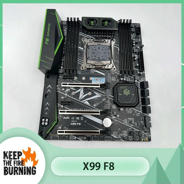 Alt view image 4 of 6 - XEON X99 motherboard LGA 2011-3 X99-F8