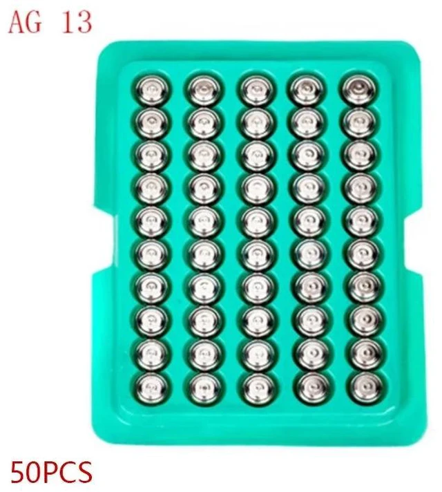 Main image of capacity50pcs Cell Coin Watches Battery LR44 AG13 L1154 357 SR44 1.5V Alkaline Button Batteries Suitable For Watch