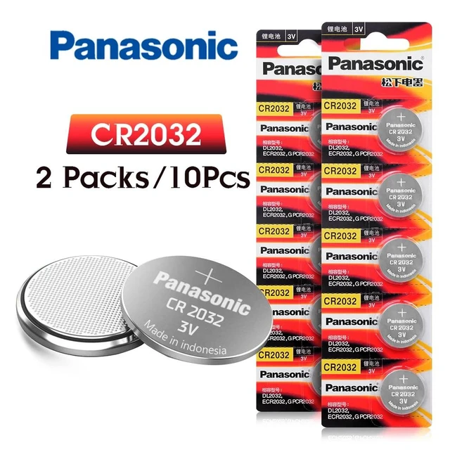 Alt view image 2 of 6 - 10pcs brand cr2032 battery for cr 2032 3v button cell coin batteries for watch computer CR2032 For Toys