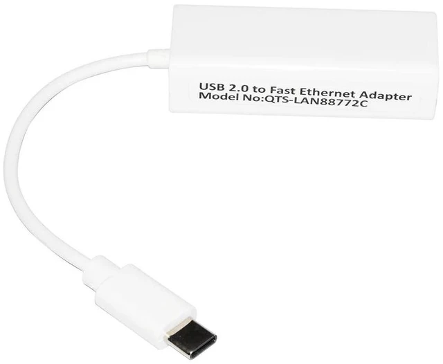 Alt view image 9 of 12 - 10/100M ASIX AX88772C HIGH-SPEED TYPE C 2.0 DRIVE-FREE TO RJ45 ETHERNET LAN ADAPTER CABLE FOR MOBILE MIKROTIK X86 MK808B PLUS (USB TO RJ45)
0.2M Length