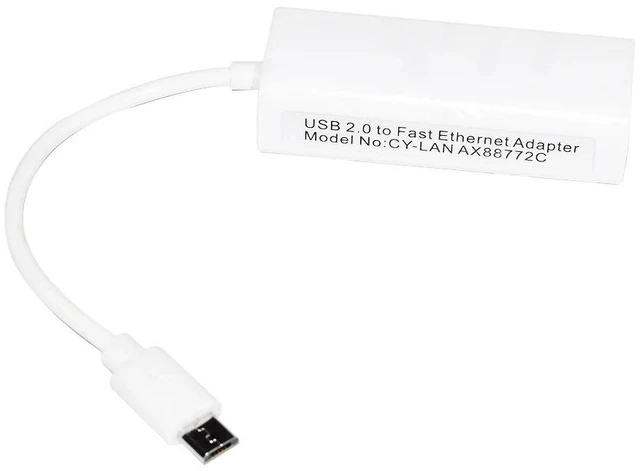 Alt view image 8 of 12 - 10/100M ASIX AX88772C HIGH-SPEED TYPE C 2.0 DRIVE-FREE TO RJ45 ETHERNET LAN ADAPTER CABLE FOR MOBILE MIKROTIK X86 MK808B PLUS (USB TO RJ45)
0.2M Length