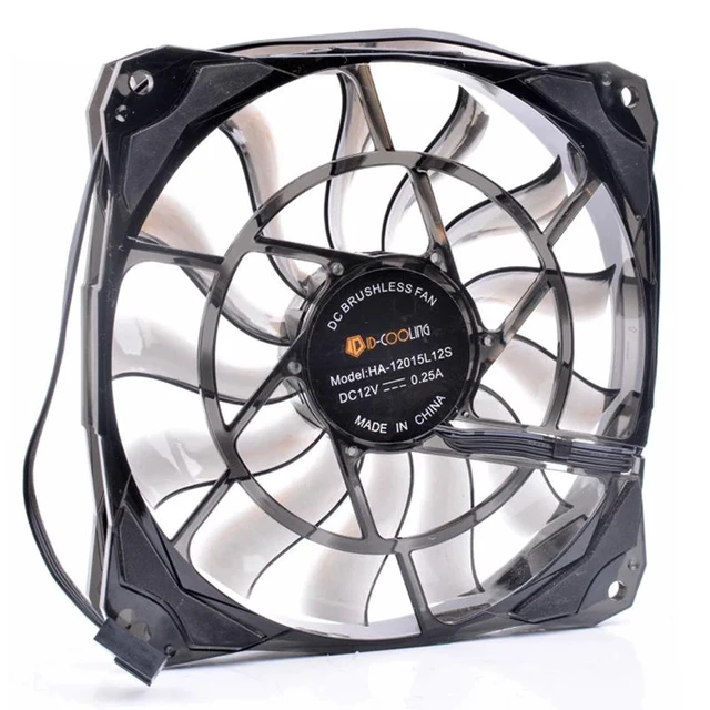 Alt view image 7 of 8 - HA-12015L12S 12cm 12015 120x120x15mm 120mm fan 12V 0.25A computer chassis CPU ultra-thin silent cooling fan