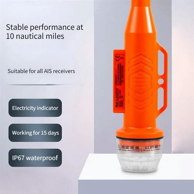 Alt view image 7 of 8 - MEOF RS109M Marine Boat Net Position Instrument for Fishing Net Positioning with Antenna IPX7 Waterproof GPS Tracker