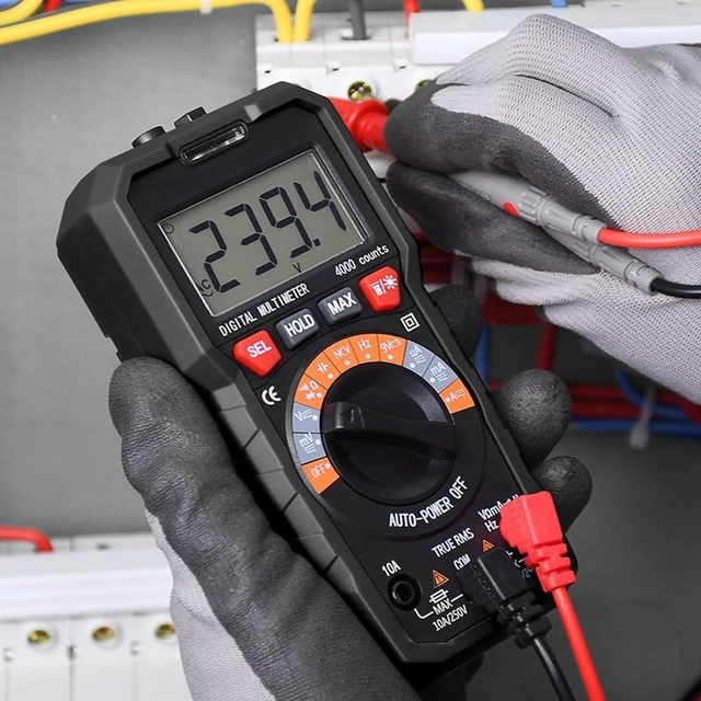 Alt view image 12 of 12 - Automotive Multimeter Esr Tester Voltmeter Digital Tools Electrician Voltage Indicator Multimeters Multitester Meter Ammeter