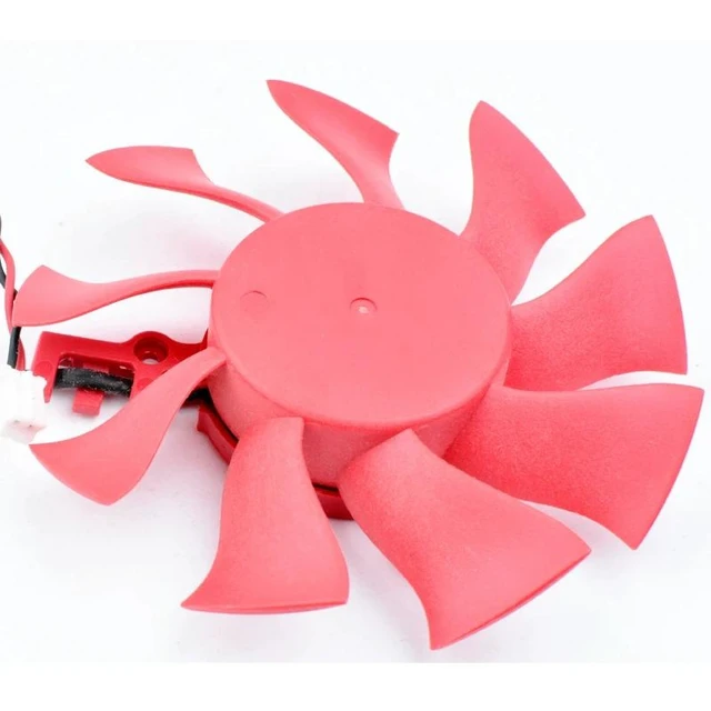 Alt view image 7 of 8 - FD8015U12S 75mm 38.5mm DC12V 0.50A HD6850 6870 6790 6770 4860 graphics card cooling fan