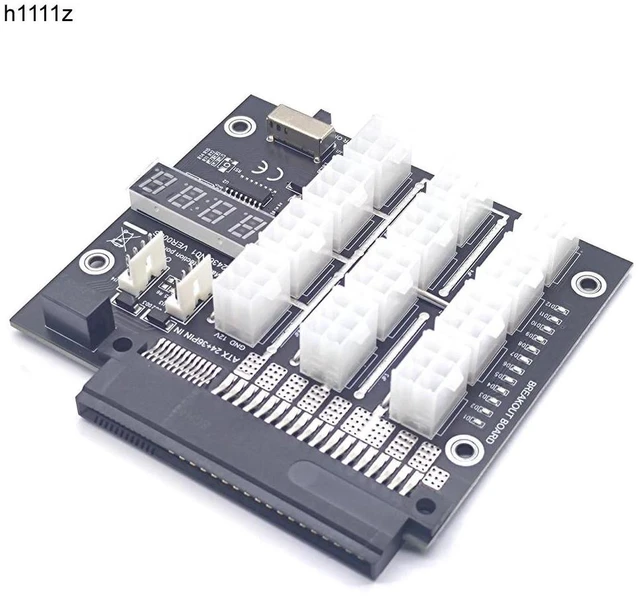 Alt view image 7 of 13 - Breakout Board for Dell PSU Server 750W 1100W 2000W Power Converter Board GPU Server Power Supply Board for Bitcoin Miner Mining
