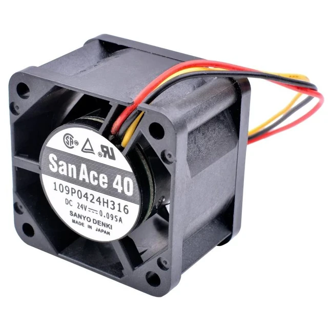 Alt view image 6 of 8 - 109P0424H316 4cm 4028 40x40x28mm DC24V 0.095A High-end server inverter NCUSIEMENS cooling fan