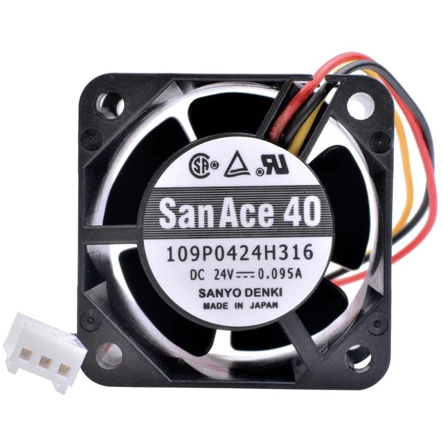 Alt view image 7 of 8 - 109P0424H316 4cm 4028 40x40x28mm DC24V 0.095A High-end server inverter NCUSIEMENS cooling fan