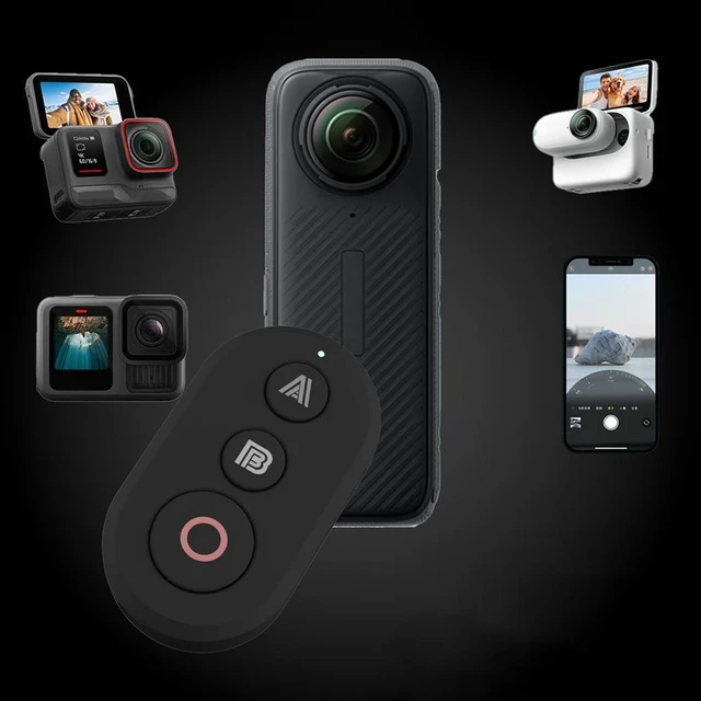 Alt view image 9 of 10 - BT Remote Controller Remote Control for X4 X3 X2 Ace Pro 2 GoPro 13 12 11