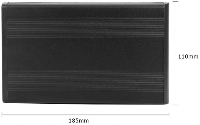 Alt view image 7 of 12 - 3.5 inch Hard Disk Case SATA To USB3.0 Aluminum Alloy HDD Case External Hard Drive Enclosure With USB Cable For Computer Laptop(A)