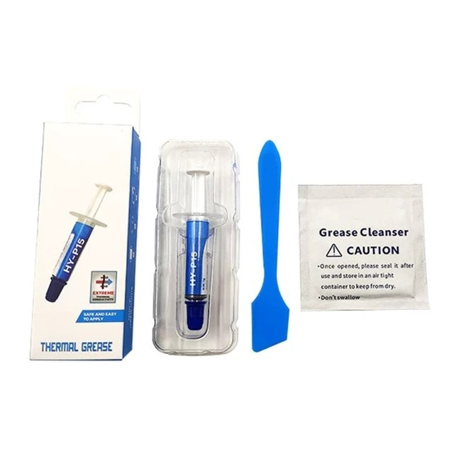 Alt view image 8 of 12 - HY P15 1g/2g Silicone Heatsink Grease Thermal Compound Paste 15.2-W High Conductive For CPU GPU Chipset Notebook Cooling(2G)
