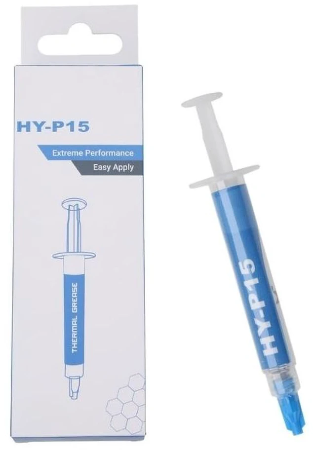 Alt view image 7 of 12 - HY P15 1g/2g Silicone Heatsink Grease Thermal Compound Paste 15.2-W High Conductive For CPU GPU Chipset Notebook Cooling(2G)