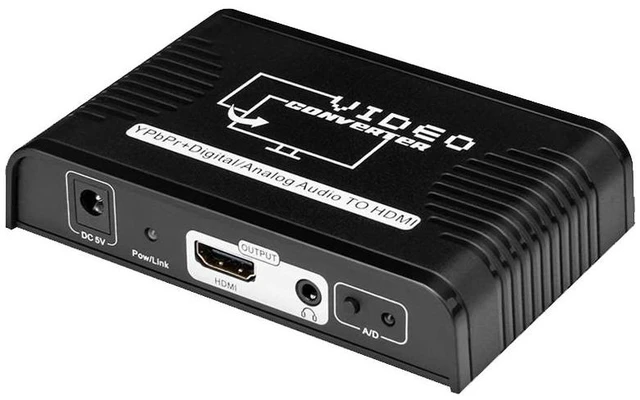 Alt view image 11 of 12 - Ypbpr Component to HDMI Converter 1080P 5 RCA Ypbpr Component to HDMI Video Audio Converter Adapter for PS2 DVD Wii TV Monitor